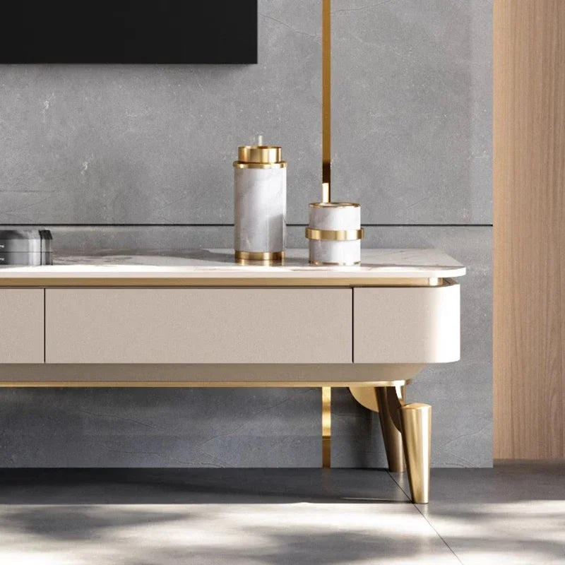 Modern Italian Tv Table Luxury Design Drawers Trendy Style Tv Stands Premium Elegant Mueble Tv Salon Living Room Furniture