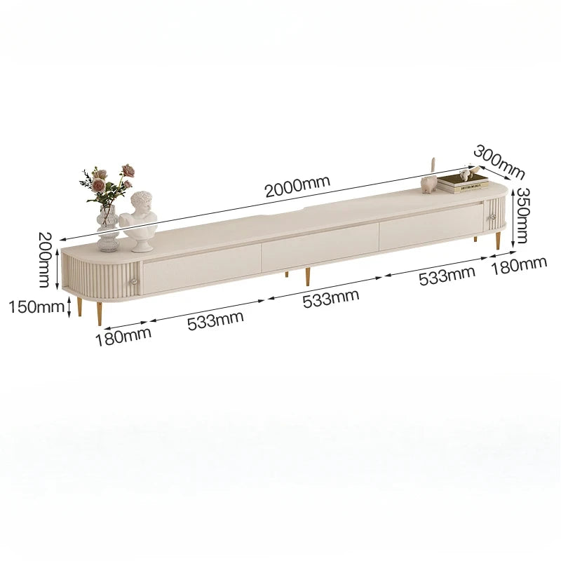 Console Table Tv Stand Holder Aesthetic Room Furniture Movable Luxury Floating Shelves Design Cabinet Tv Meuble Display Nordic