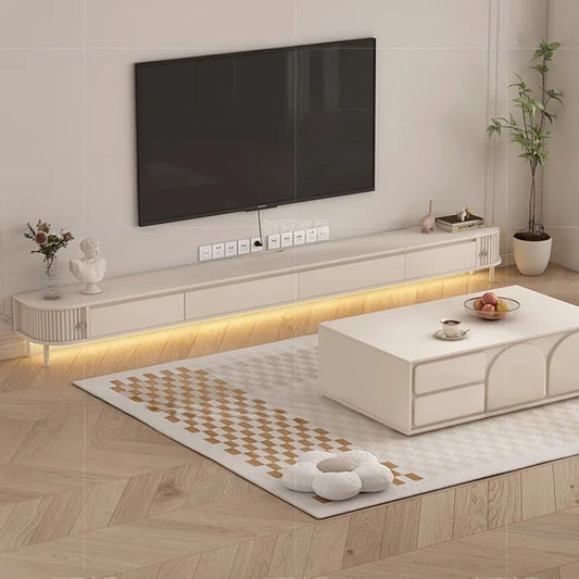 Console Table Tv Stand Holder Aesthetic Room Furniture Movable Luxury Floating Shelves Design Cabinet Tv Meuble Display Nordic