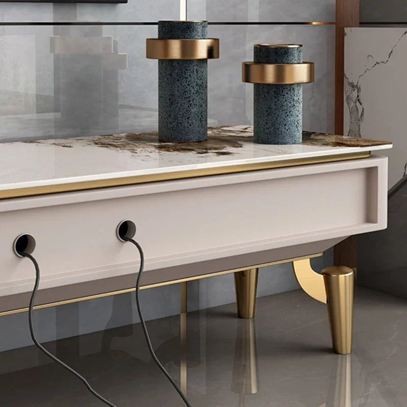 Modern Italian Tv Table Luxury Design Drawers Trendy Style Tv Stands Premium Elegant Mueble Tv Salon Living Room Furniture