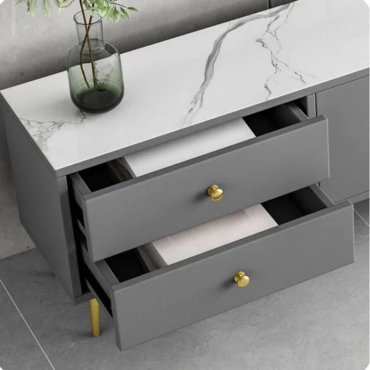 Storage Vintage Tv Stand Gray Elegant Modern Glamour Minimalist Display Cabinet Retro Unique Muebles Para El Hogar Furniture