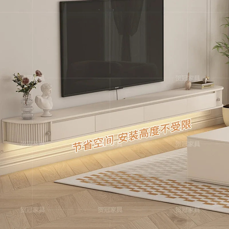 Console Table Tv Stand Holder Aesthetic Room Furniture Movable Luxury Floating Shelves Design Cabinet Tv Meuble Display Nordic