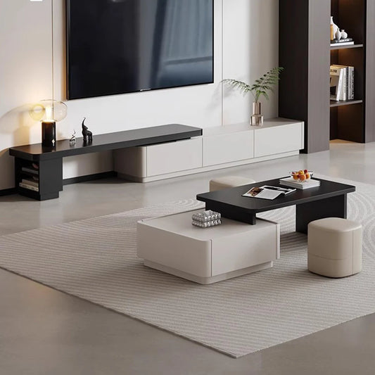 Modern Extendable Tv Stand Rack Vertical Living Room Wall Tv Stand Cabinet Media Console Table Mueble Para Tv Hall Furniture
