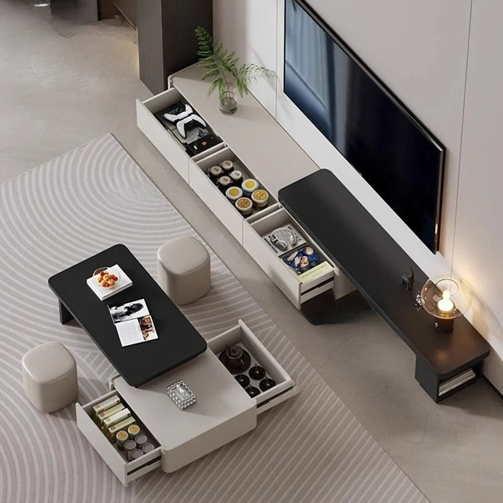 Modern Extendable Tv Stand Rack Vertical Living Room Wall Tv Stand Cabinet Media Console Table Mueble Para Tv Hall Furniture