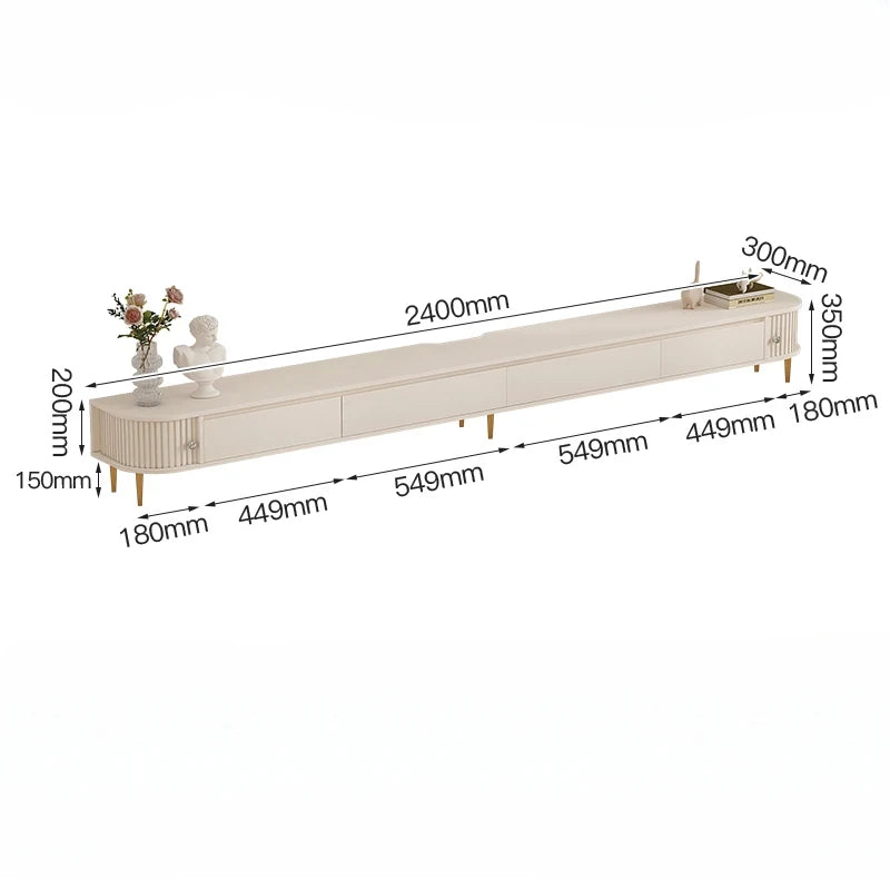 Console Table Tv Stand Holder Aesthetic Room Furniture Movable Luxury Floating Shelves Design Cabinet Tv Meuble Display Nordic