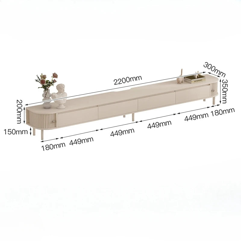 Console Table Tv Stand Holder Aesthetic Room Furniture Movable Luxury Floating Shelves Design Cabinet Tv Meuble Display Nordic