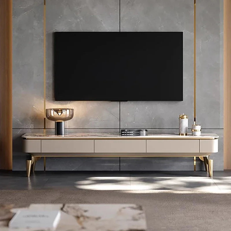 Modern Italian Tv Table Luxury Design Drawers Trendy Style Tv Stands Premium Elegant Mueble Tv Salon Living Room Furniture